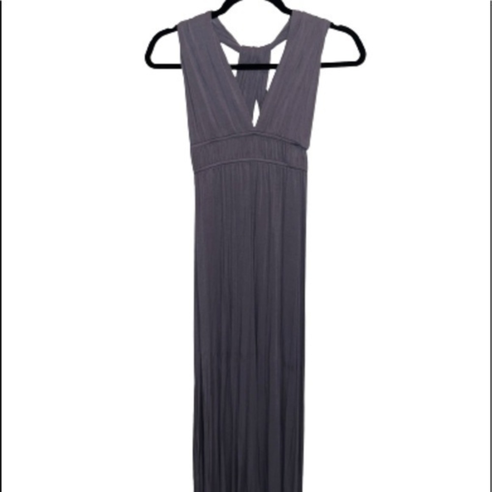 Necessary Objects Bluish Gray Sleeveless Maxi Dre… - image 1